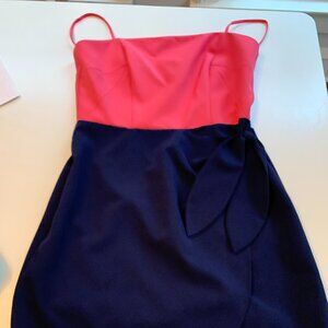 Milly dress with tulip split skirt